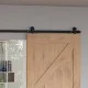 ΜΗΧΑΝΙΣΜΟΣ ΠΟΡΤΑΣ ΑΧΥΡΩΝΑ 200cm/300cm ΜΑΥΡΟ Φ.70 ΔΙΑΚΟΣΜΗΤΙΚΟΙ ΜΗΧΑΝΙΣΜΟΙ ΠΟΡΤΑΣ